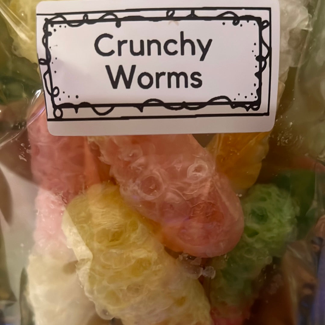 Crunchy Worms Freeze-Dried