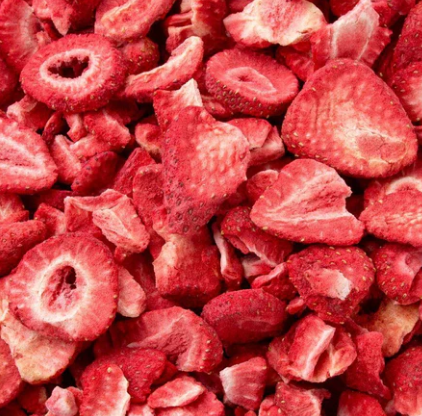 Fruit, Strawberries: Freeze-Dried Fruit: